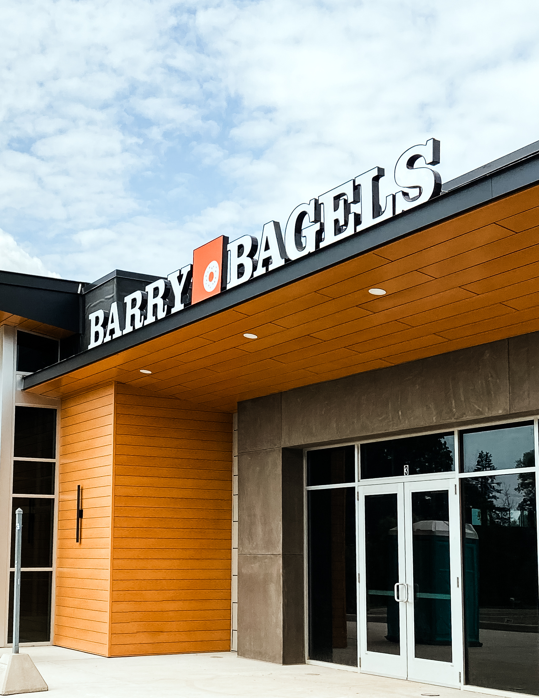 Welcoming Barry Bagels to Their New Location with Modern Channel Letter Signs